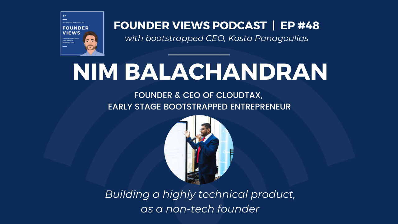 Nimalan (Nim) Balachandran Founder Views Podcast